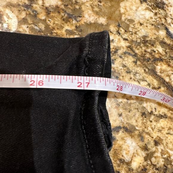 American Eagle Hi Rise Jegging Womens Size 10 (30 x 27.5) Distressed Black Jeans - Picture 9 of 9